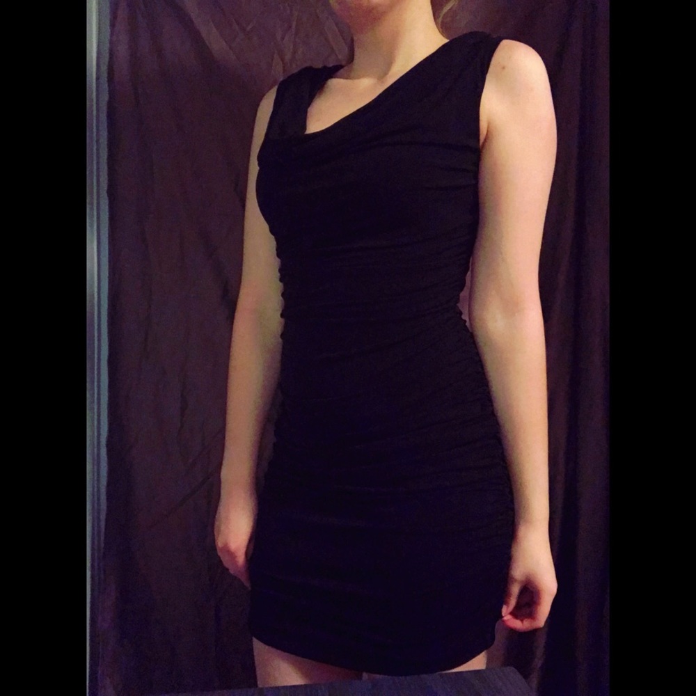 Black maxi dress